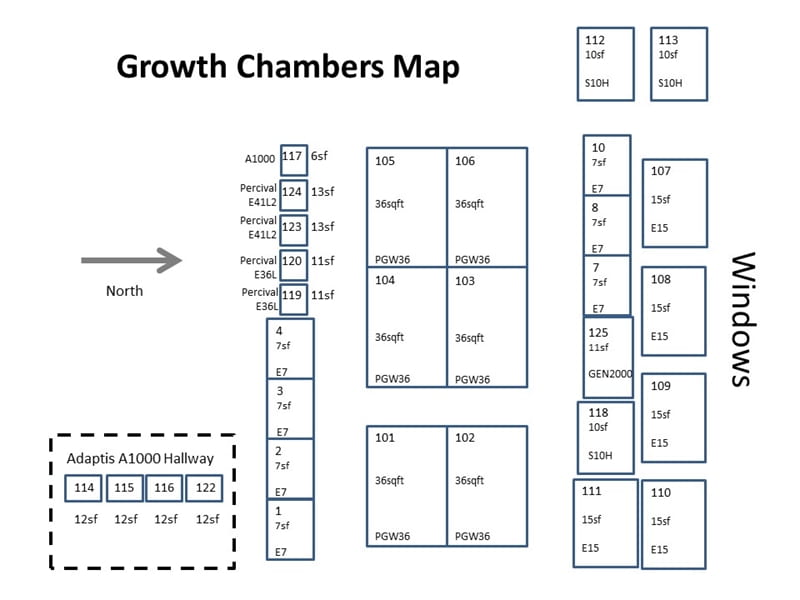 Growth Chamber Map