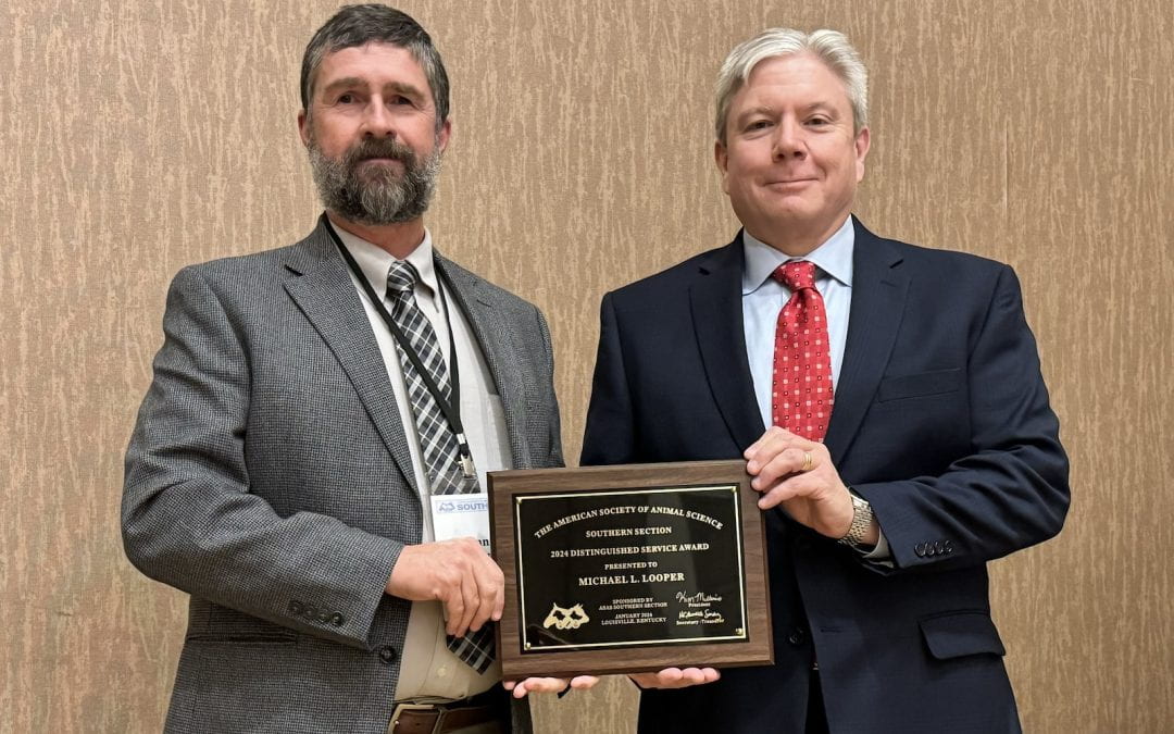 Looper Honored by American Society of Animal Science