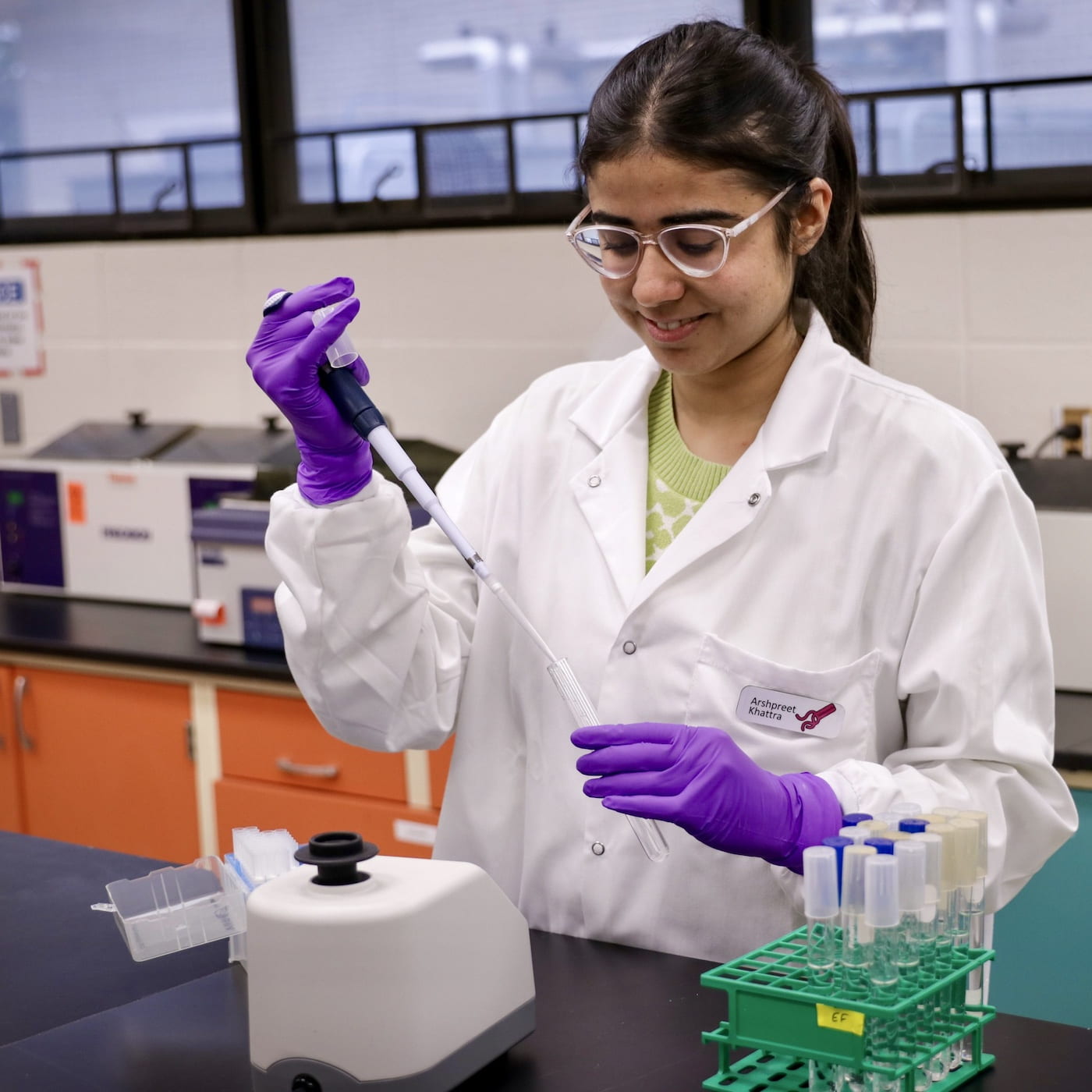 QUALITY CONTROL — Arshpreet Khattra was the lead author of a study that developed a framework for food processors to preserve quality and maintain food safety. (U of A System Division of Agriculture photo)