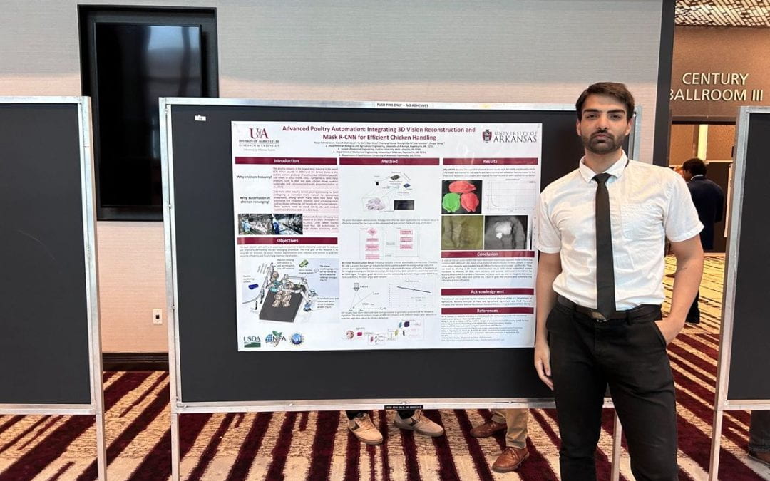 Biological and Agricultural Engineering Student Places First in Poster Competition