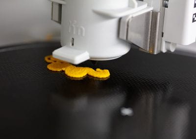 Using the 3D food printer