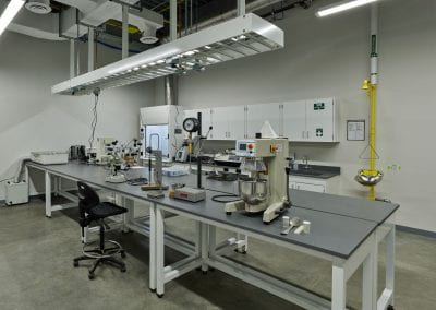 CEREC Metallurgy lab with equipment