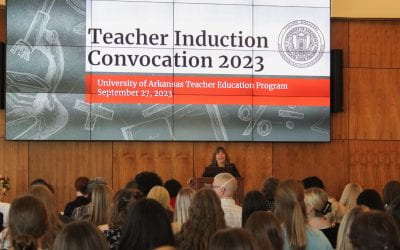 Teacher Induction Convocation Honors Students Committing to the Profession