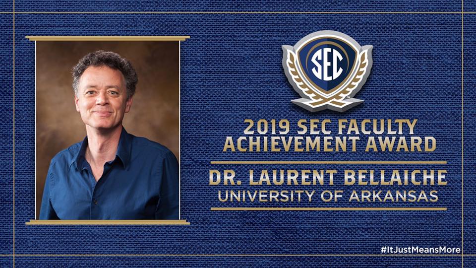 Physics’ Laurent Bellaiche Receives SEC Faculty Achievement Award