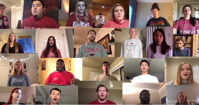 U of A Virtual Choir Sings Alma Mater and It Goes Viral