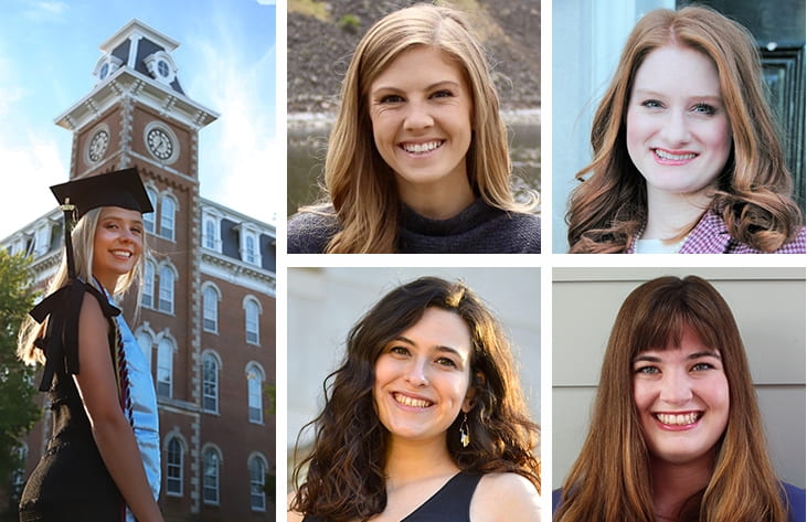 Five Students Receive Fulbright U.S. Student Awards