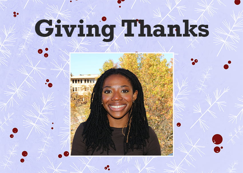 Giving Thanks: Scholarship Helps Advertising and Public Relations Major Reach Dream of Being a Marketing Director