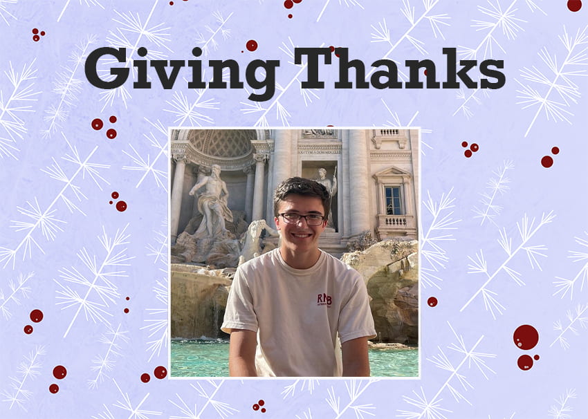 Giving Thanks: Scholarship Helps Band Member Reach Goal to Become a Diplomat or Translator