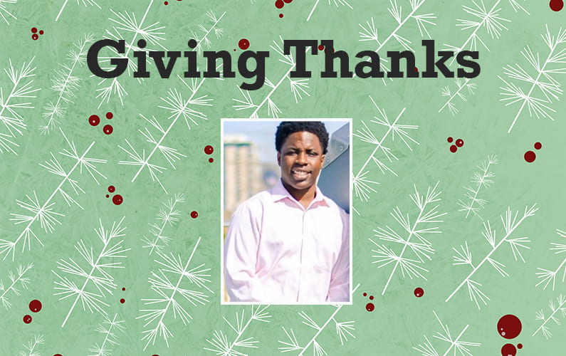 Giving Thanks: Scholarship Helps Broadcast Major Reach Goal of Becoming a Sportscaster, Political Analyst or Lawyer