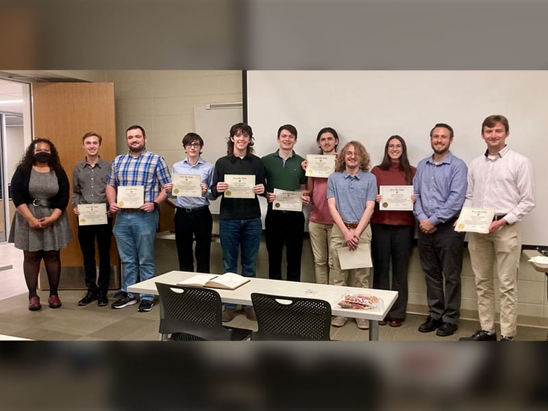 U of A Chapter of National German Honor Society Initiates 11 New Members