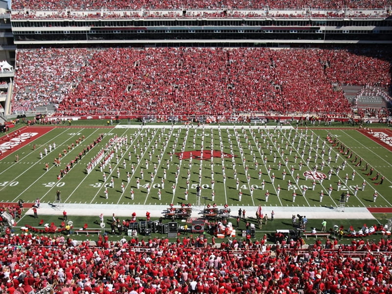 Razorback Marching Band Honors Former Director With Revival of Pregame Tradition