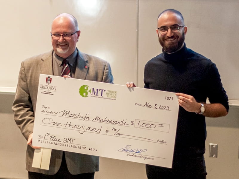 Three U of A Graduate Students Win at 3MT Competition