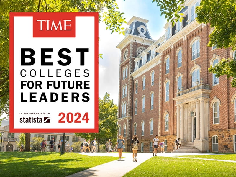 TIME Magazine Names U of A Among U.S.’ Best Colleges for Future Leaders