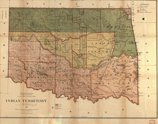 Oklahoma Territory 1880