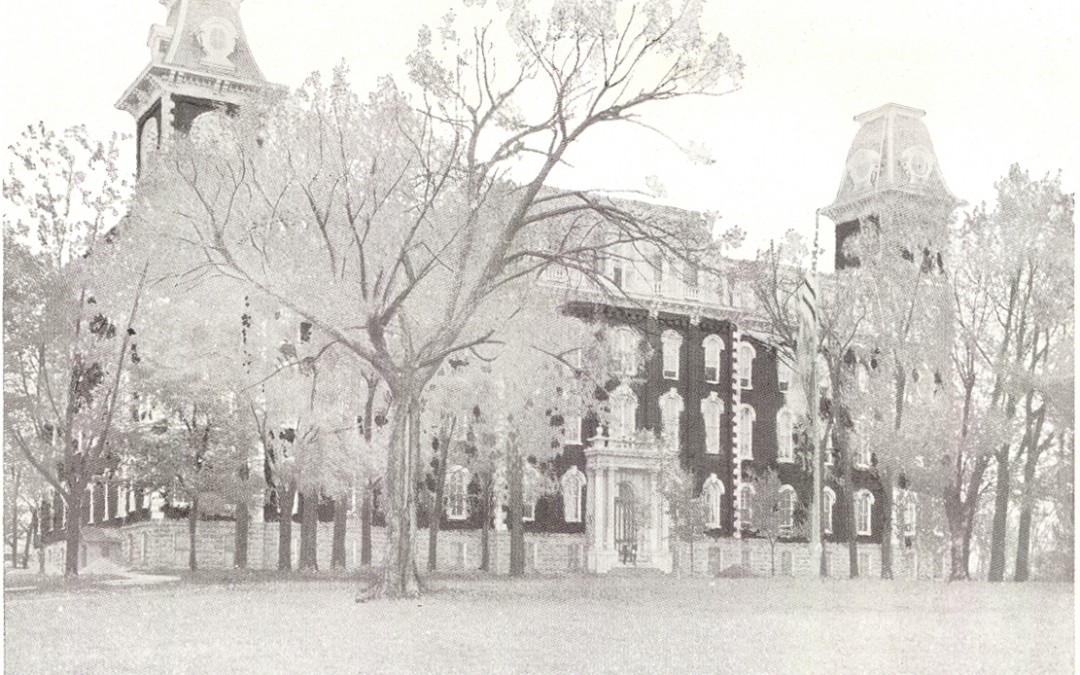 image of Old Main in Winter from The Razorback