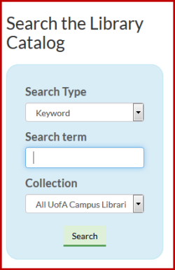 Image of Updated Library Catalog Search Page
