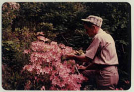 Dr. Neil Compton in Crystal Springs Garden