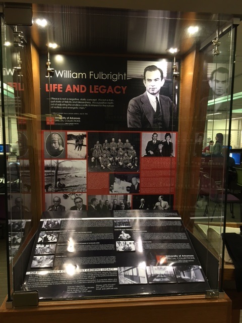 Special Collections Exhibits Hit the Road: Sharing the Legacy of Senator Fulbright in Washington, DC and Little Rock, Arkansas