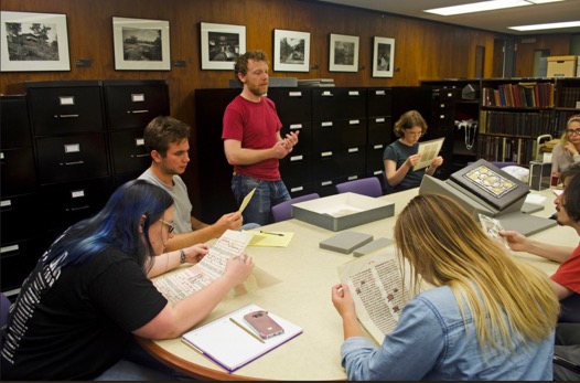 History of the Book: Special Collections collaborates with the English Department