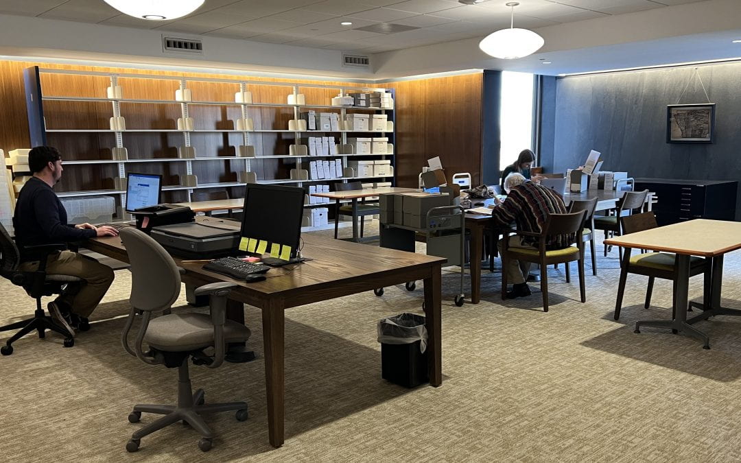 Image of the current Special Collections Reading Room