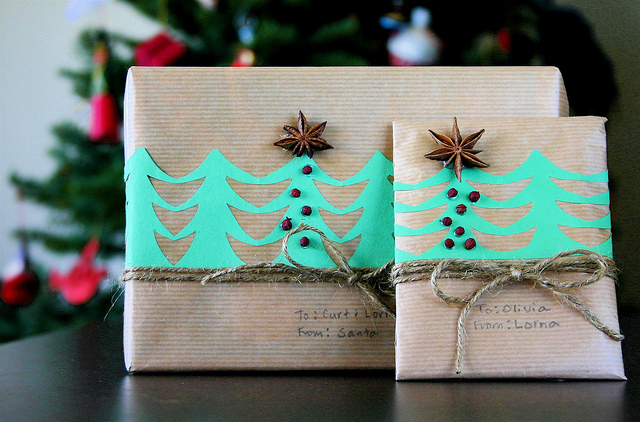 Brown Paper Packages Tied Up with String by Flickr user LornaWatt
