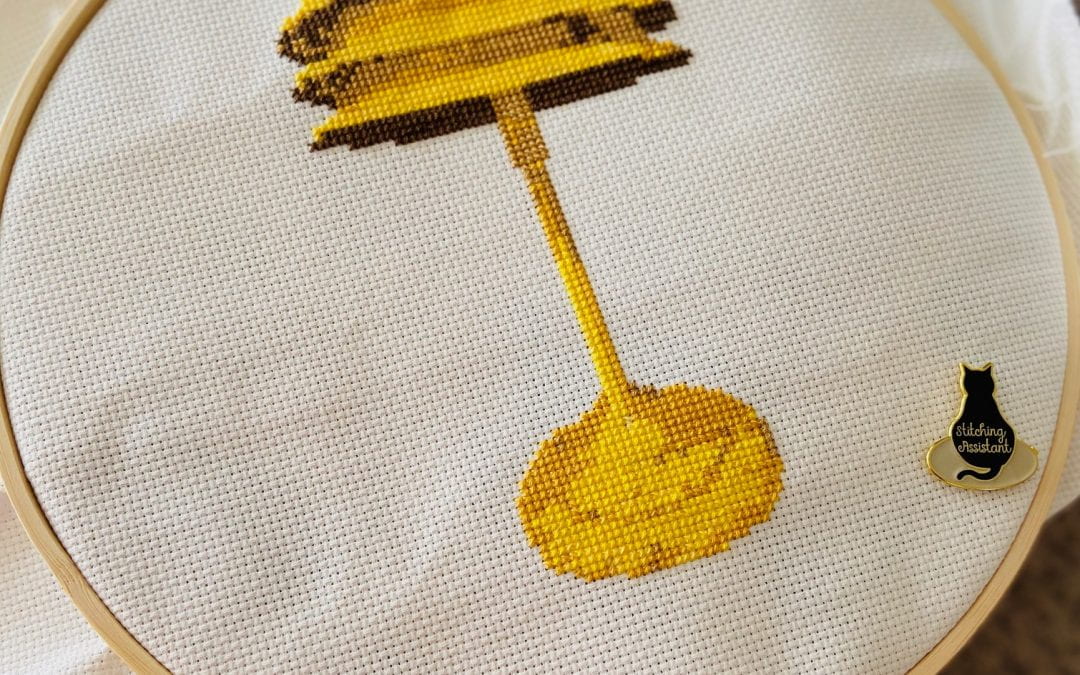 Embroidered image of Vol Walker Hall Lamp.