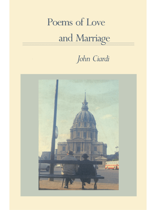 Poems of Love and Marriage cover image