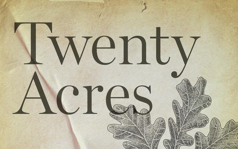Now Available! Twenty Acres: A Seventies Childhood in the Woods