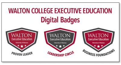 Walton College Executive Education Digital Badges